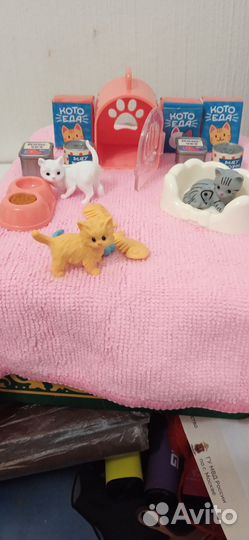 Кошки. Для кукол. В кукольный домик