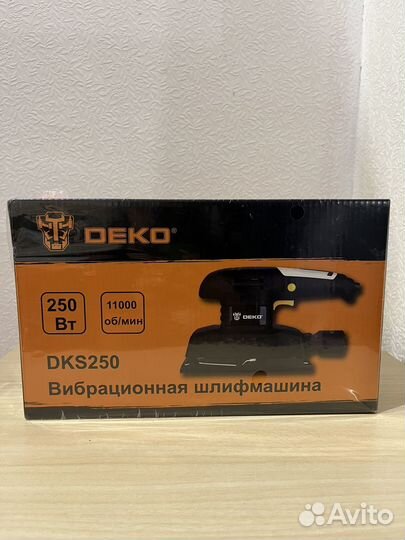 Вибрационная шлифмашина deko DKS250