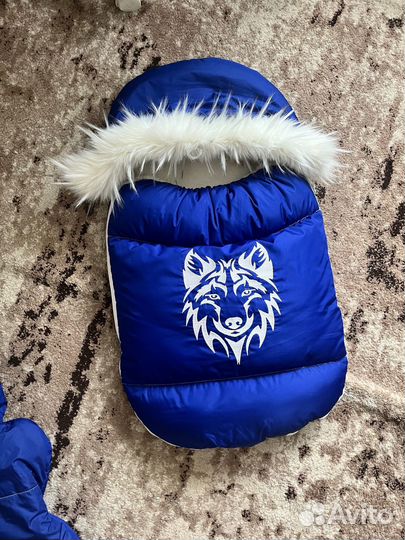 Зимний конверт на выписку и в коляску