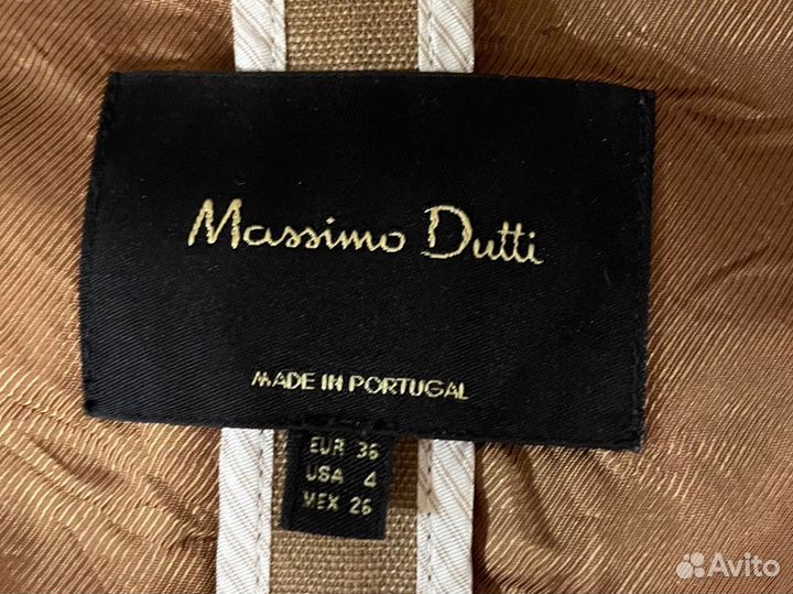 Massimo dutti пиджак 36 женский лен