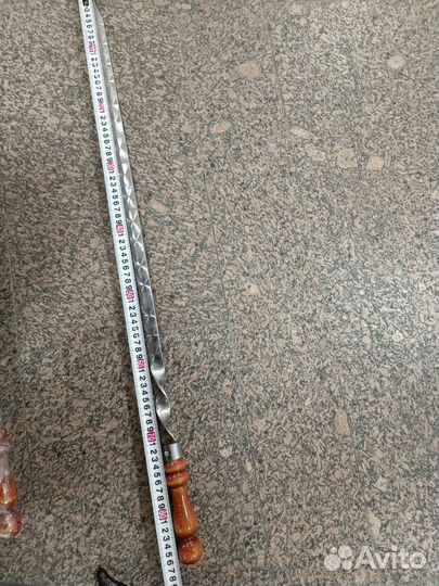 Шампура для люля с деревянной ручкой