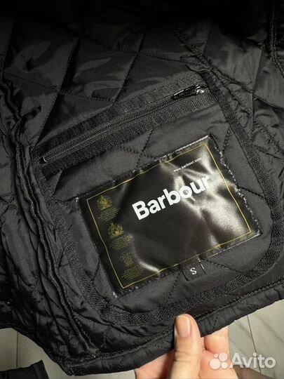 Мужская стеганая куртка barbour