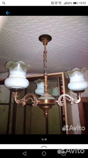 Люстру 3х рожковую