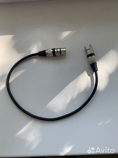 Кабель xlr-xlr 0,5м