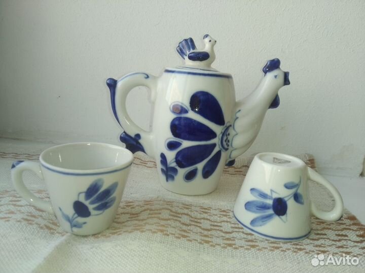 Гжель фарфор СССР