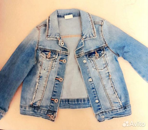 Джинсовая куртка для девочки zara