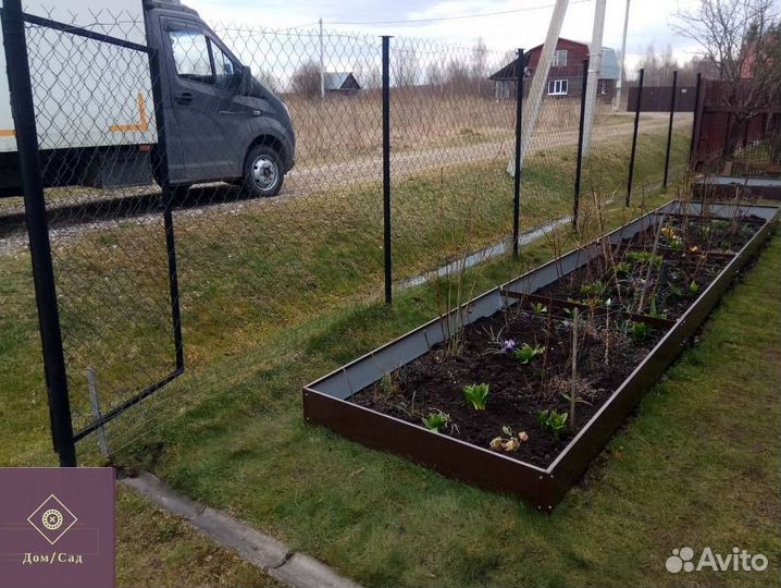 Грядки оцинкованные полимерные