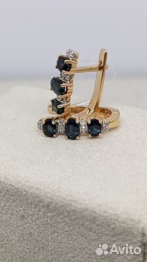 Золотые серьги 585 проба Арт121