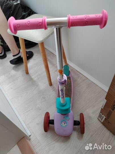 Самокат детский трехколесный бу