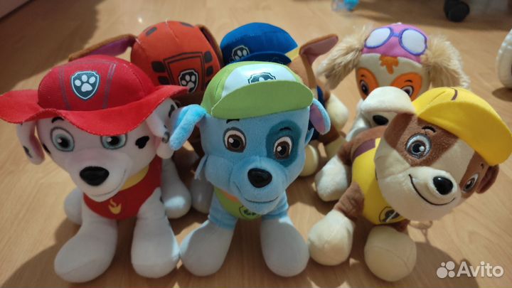 Мягкие ирушки щенячий патруль