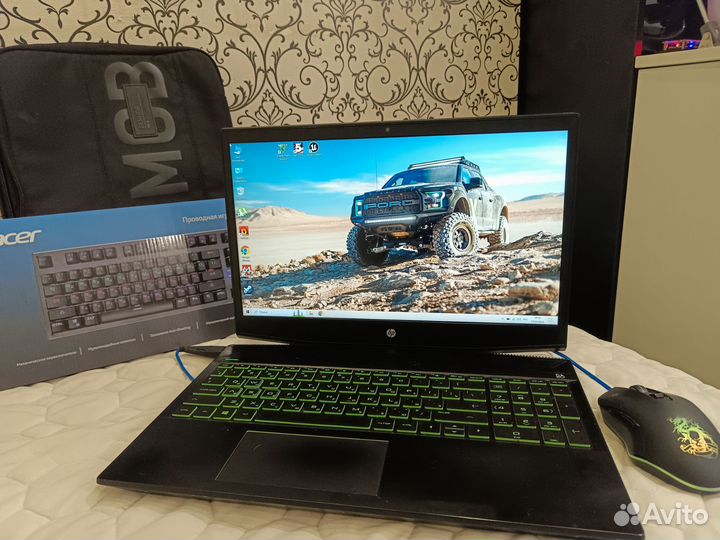 Мощный игровой ноутбук HP pavilion gaming