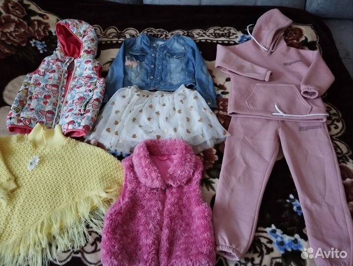 Вещи пакетом на девочку 6-7 лет