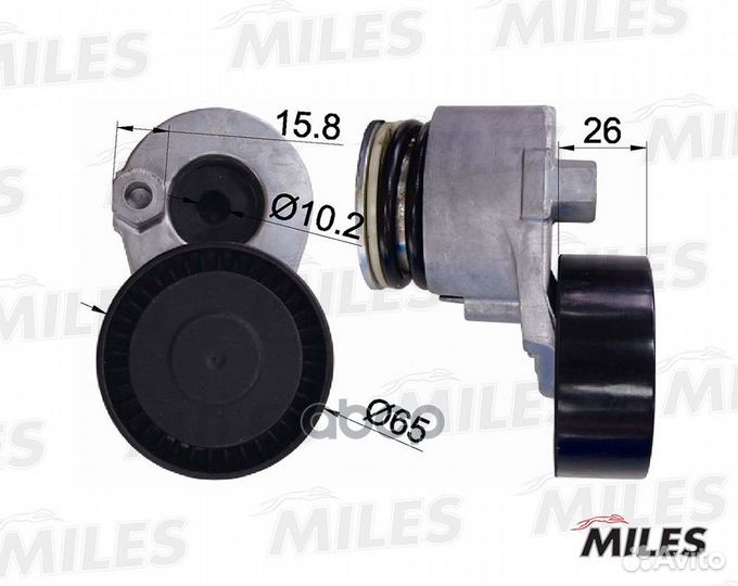 Натяжитель ремня приводного без кондиционера RE
