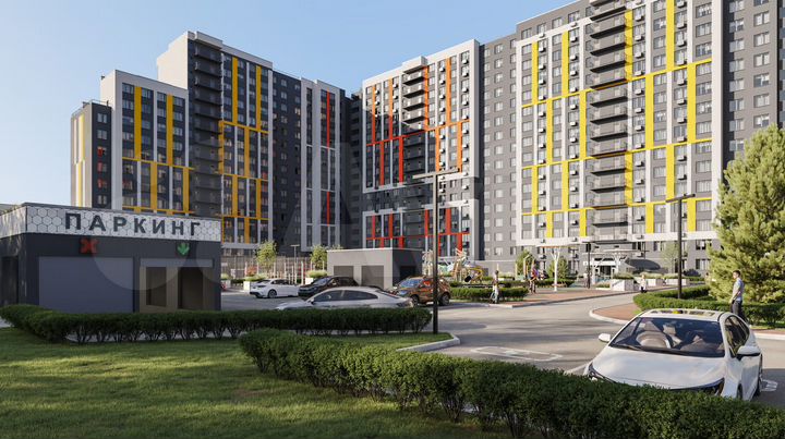 2-к. квартира, 57,9 м², 3/16 эт.