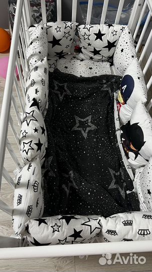 Бортики и постельное белье