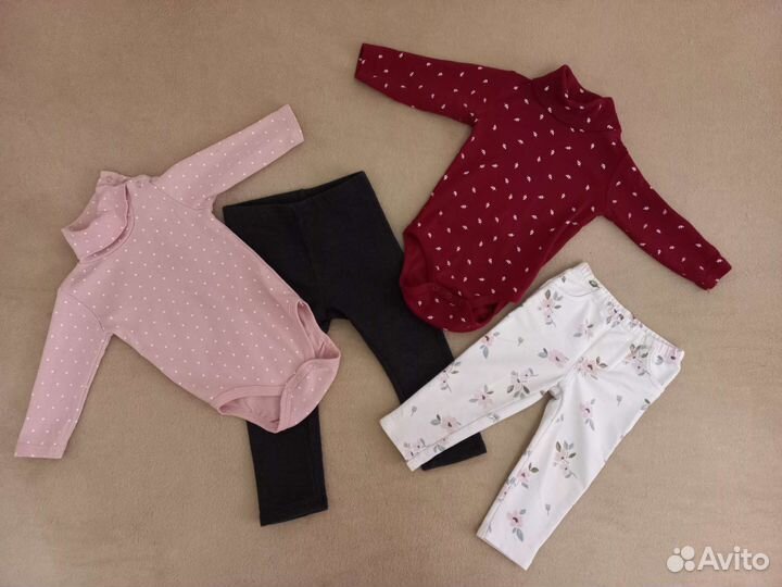 Одежда для девочки 6-8 месяцев пакетом