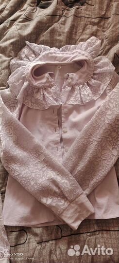 Блузки школьные,рост 140