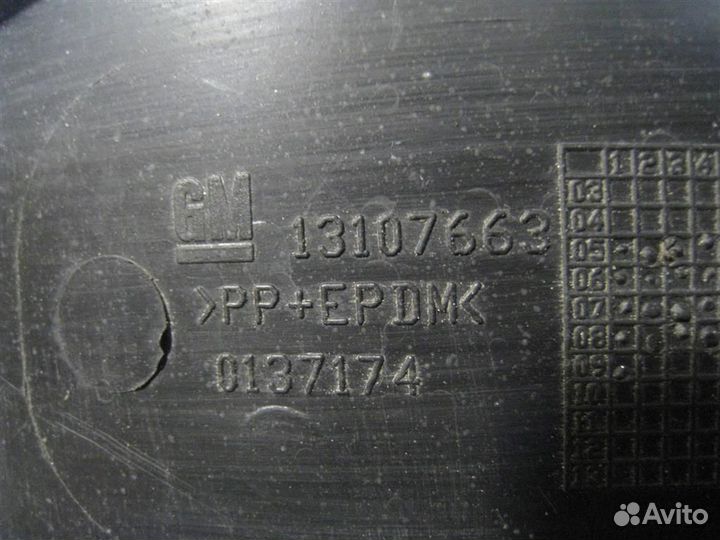 Локер задний правый Opel astra H 2009