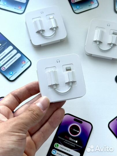 Переходник Lightning iPhone AUX 3.5 Jack