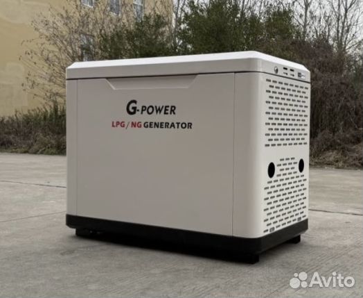 Генератор газовый 9 кВт G-power с постоянным подог