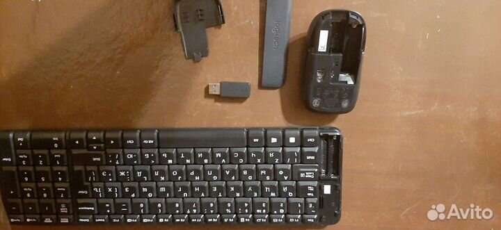 Беспроводная клавиатура + мышь Logitech