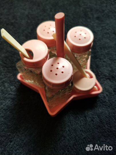 Набор для специй СССР стекло