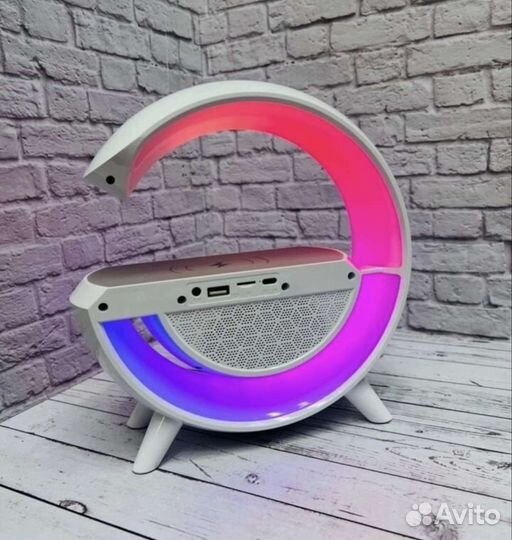 Умная лампа Bluetooth с беспроводной зарядкой