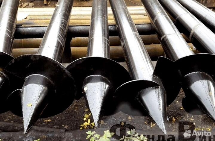 Монтаж Винтовых сваи