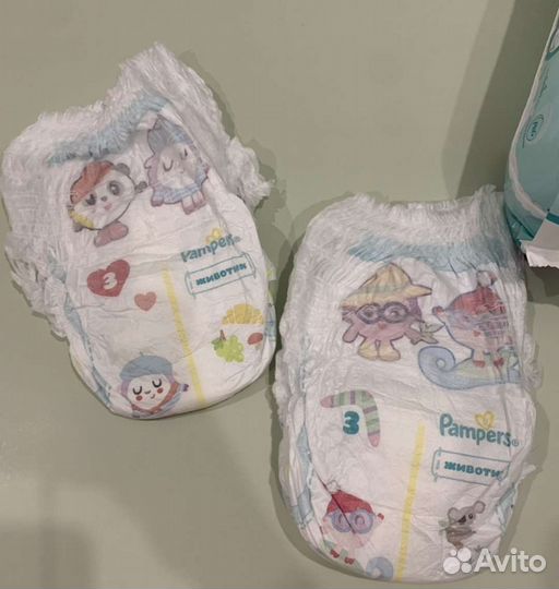 Памперсы подгузники трусики 3, 4, 5, 6