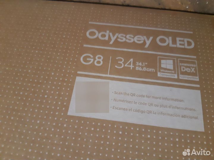 Монитор Samsung Odyssey oled G8 S34BG850SI