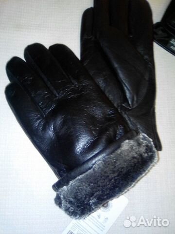 Перчатки мужские и варежки жен. кожаные, разные