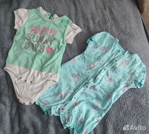 Детске вещи пакетом 74-86 на девочку