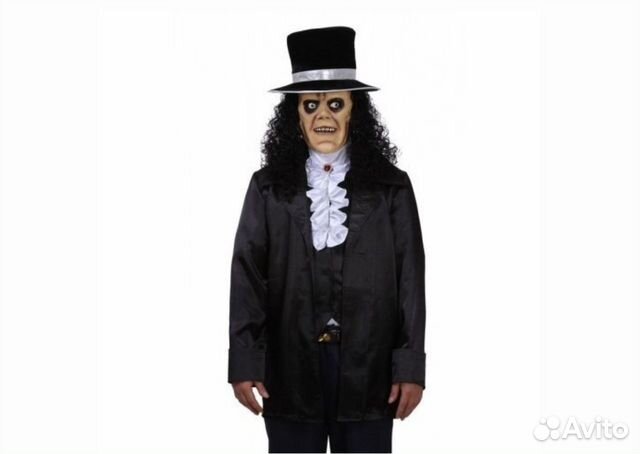 Костюм Фестера Аддамса с длинными волосами
