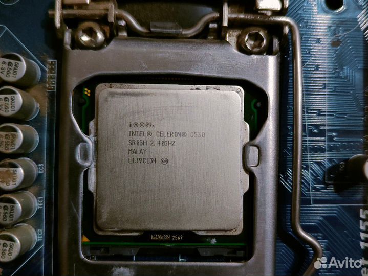 Материнская плата + процессор рабоч