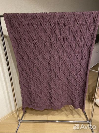 Плед ромбы ручная работа