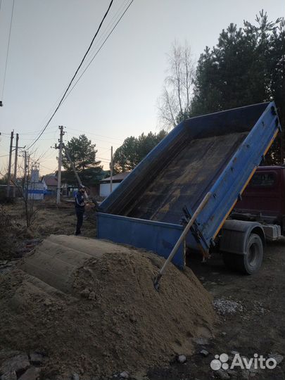 Песок Чернозем опгс щебень 1 2 4 5 т. с доставкой