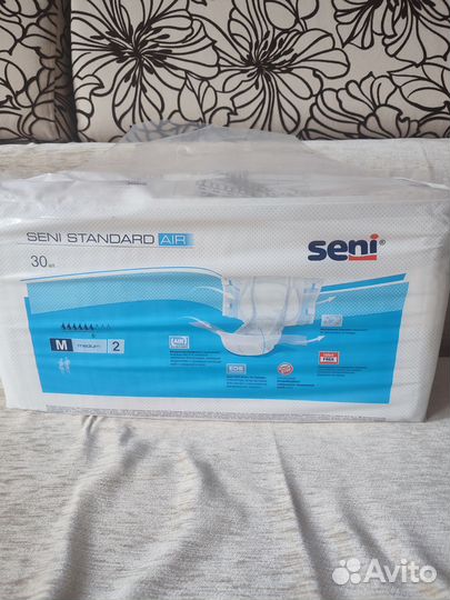 Памперсы для взрослых размер m seni по 30 штук