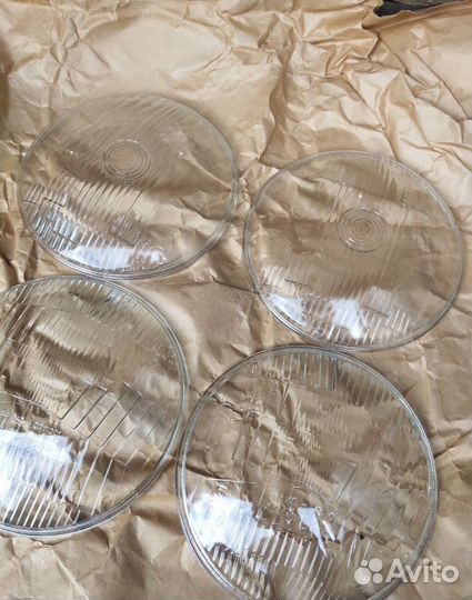 Стекла на фары ваз 2106 СССР сост. идеал