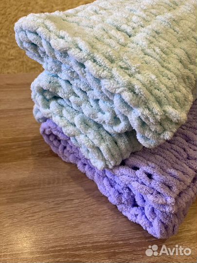 Вязание пледа на заказ