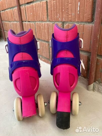 Ролики детские раздвижные для девочек play3 Oxelo