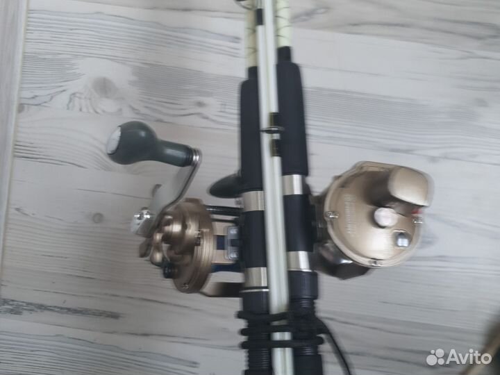 Троллинговое удилище с катушкой