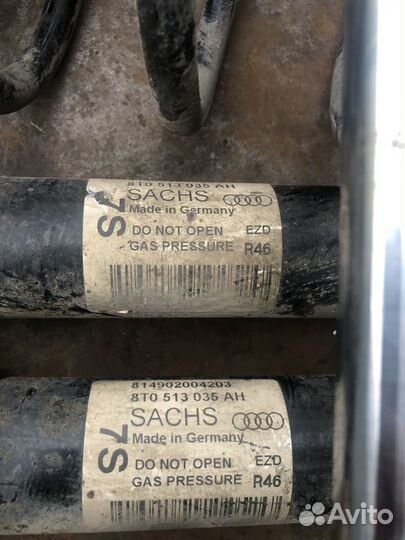 Подвеска Audi RS5 амортизаторы, пружины