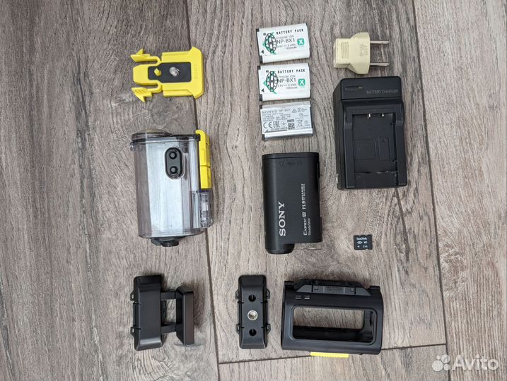 Комплект экшен камеры Sony hdr-as20 и аксессуары