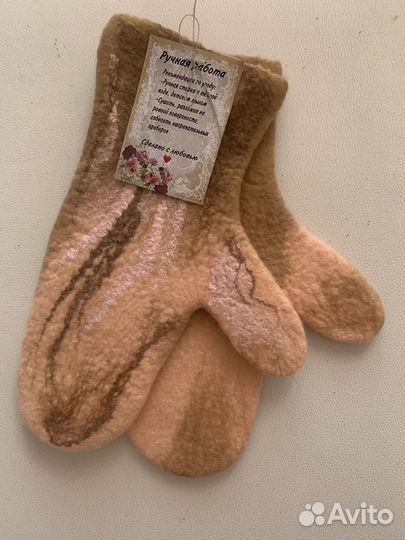 Варежки ручной работы