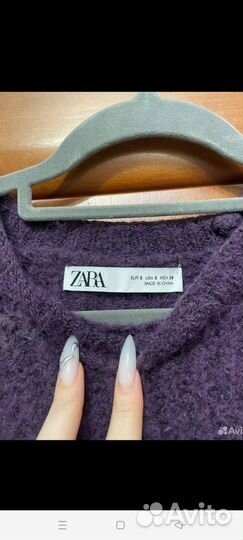 Пушистый свитер zara