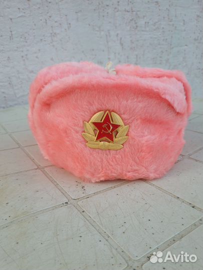 Шапка Мужская Ушанка с Кокардой 56 59 60 Подарок