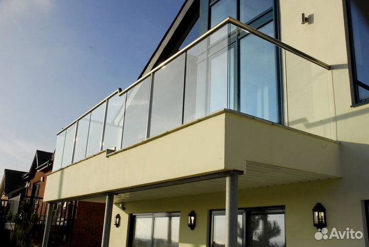 Стеклянные ограждения для веранд