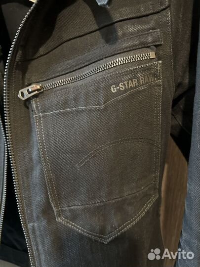 Джинсовая куртка g star raw