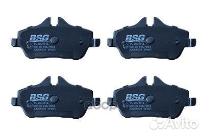 Колодки тормозные BMW E81/E87/mini cooper 04- п