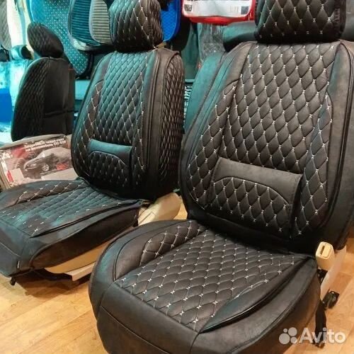 Чехлы на весь салон из Алькантары